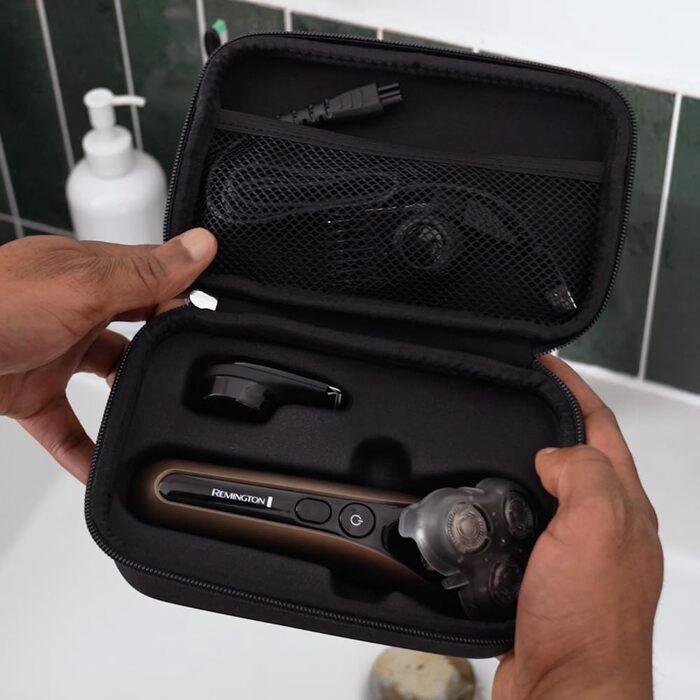 Електричний голчастий верстат Remington X5 (XR1755) з гібридною системою SynX: для чоловіків, гоління мокрою та сухою, з тримером, бронзовий