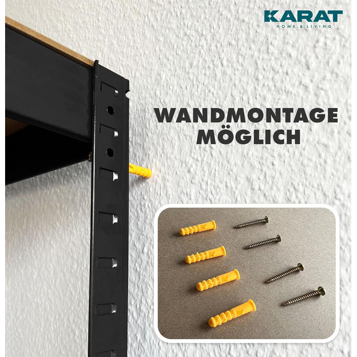 KARAT Heavy-Duty Shelving Unit, 2-Pack