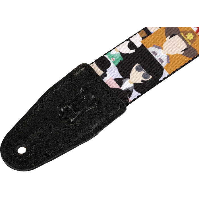 Гітарний ремінь Levy's Sublimationsserie MPD2-003, поліестер, 5,1 см, Pop-art іконки