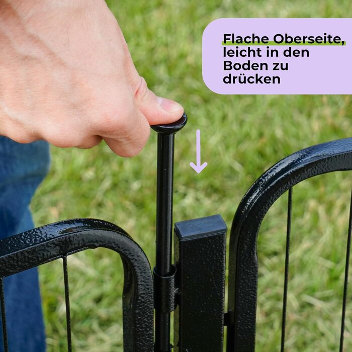 Вольєр для цуценят SunsGrove 60см, чорний, 2 частини, міцний, антикорозійний, без інструментів