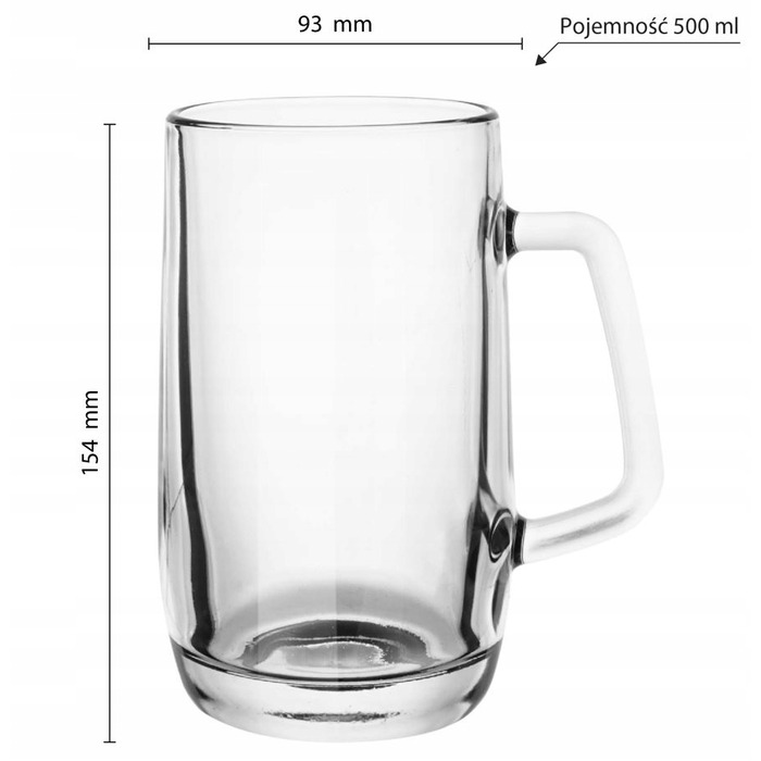 Бокали для пива Glasmark, 500 мл, 6 шт.