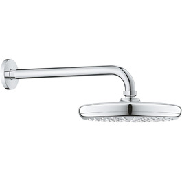Grohe Tempesta 210 Showerhead, 26408000 (Chrome, with Shower Arm)