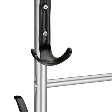 Relaxdays Silver Wardrobe with Wheels