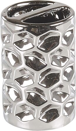 Елегасний аксесуар для ванної кімнати 5 шт. з кераміки срібного кольору Tirua