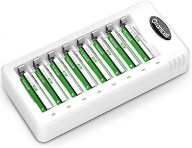 Зарядний пристрій AA + 4 x 2800mAh акумулятори AA 1.2V - Зарядний пристрій для акумуляторів NI-MH