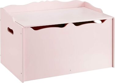 Дерев'яна іграшкова скриня Amazon Basics, 76×41×47 см, рожева