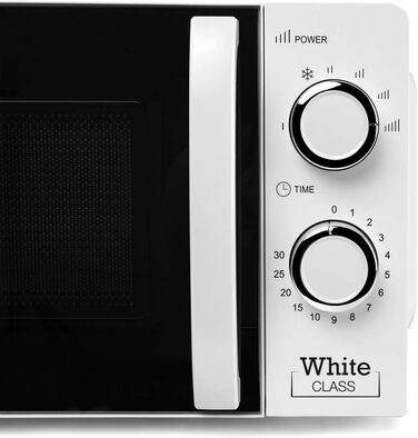 Мікрохвильова піч Orbegozo MI 2115, 21 літр, 700 Вт, біла, без грилю