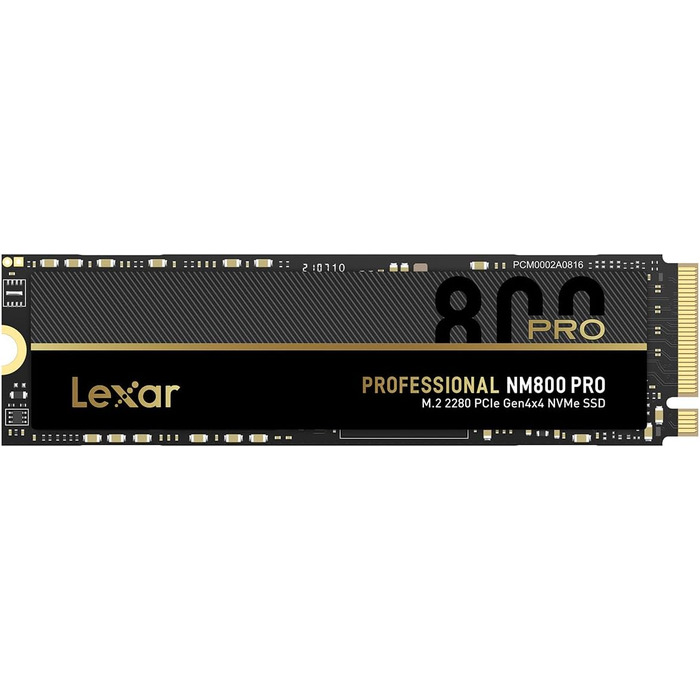 Lexar SSD Professional NM800 Pro M.2 2280 PCI-E x4 Gen4 NVMe (2TB) – Швидкий накопичувач для професіоналів