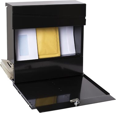 Поштовий ящик ARREGUI Armor E6905 сталевий з газетницею, антрацит, DIN A4