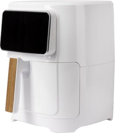 Фритюрниця без оливи Bergner Naturally з керамічним покриттям, 1800W, 6.9L, 8 програм, регулювання температури 80-200°C, таймер до 30 хв