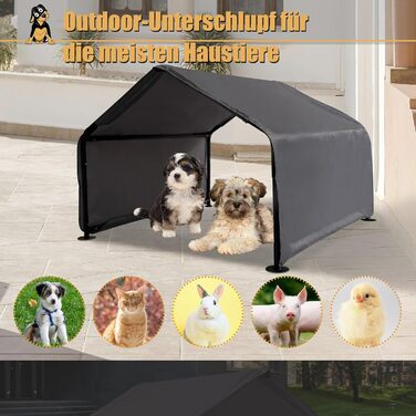 Палатка для тварин, будиночок для собак та котів на вулицю. Захист від сонця та спеки