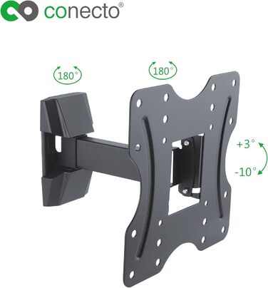 Кріплення для телевізора Conecto Wandhalterung SA-CC50254-V2 (23-42 дюйми, VESA 200x200, настінний кріплення, білий)