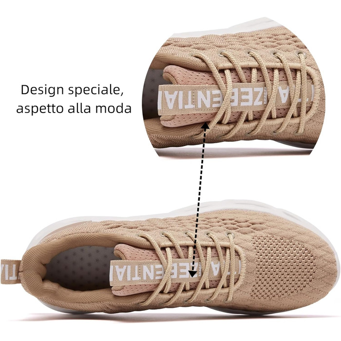 Чоловічі кросівки для бігу, тенісу та фітнесу. Легкі, дихаючі, спортивні, коричневі (41 EU)