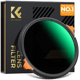 ND/CPL фільтр K&F Concept Nano-X 67mm, змінна щільність ND2-ND32, поляризаційний фільтр
