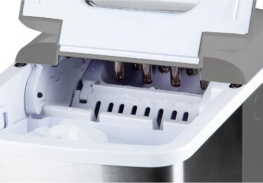 Машина для приготування льоду DOMO DO9253IB - 9 кубиків за 9 хвилин, 12 кг/день, бак 1.8L, з нержавіючої сталі