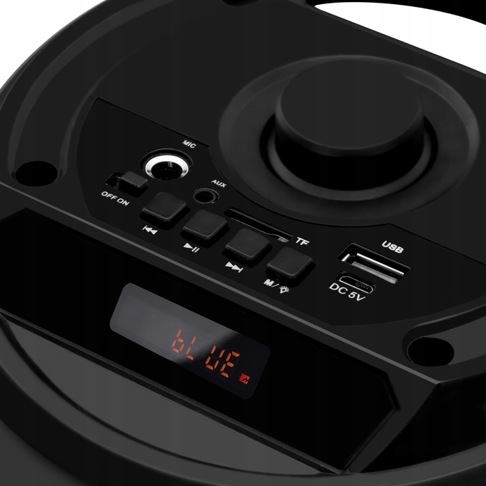 Портативна Bluetooth-колонка Hitelo 1000 Вт, водонепроникна, з FM-радіо, USB та SD-слотом