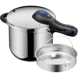 Мультиварка WMF Perfect Plus One Pot 6,5л з вставкою, для індукції, з захистом від полум'я, великим сигналом, 2 рівнями приготування, знімний ручка кришки