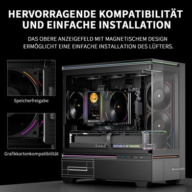 Кулер для процесора Thermalright Peerless Assassin 120 VISION MAX ARGB Black, 2 вентилятори TL-K12 PWM, 5