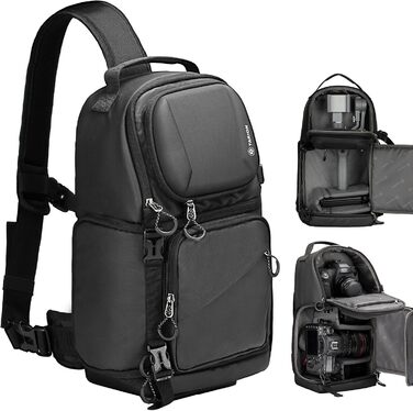 Чохол для камери TARION: водонепроникний, для DSLR/SLR, з дощем.іком, чорний
