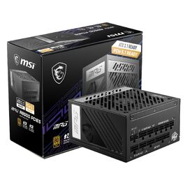 Блок живлення MSI MPG A1000G PCIE5 1000W, 80 Plus Gold, ATX 3.0, PCIe 5.0, повністю модульний