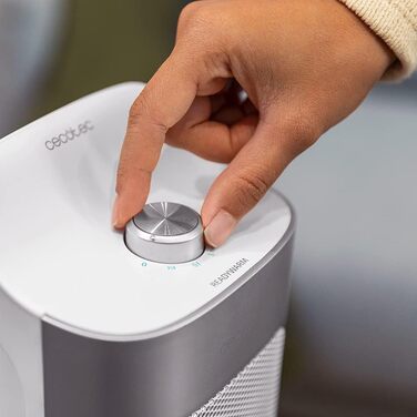 Обігрівач Cecotec ReadyWarm 6250 Ceramic Sky Style: керамічний, 2000 Вт, 3 режими, термостат, осциляція 90°, захист від перекидання та перегріву, для площі до 25 м²