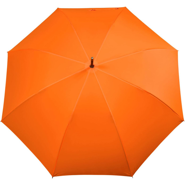 iX-brella Fiberglass Automatic Umbrella with Wetprint Color Change - Raindrops (Neon Orange)