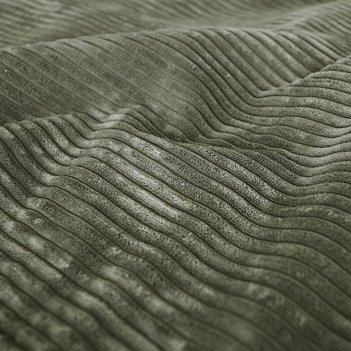 Підстилка для собак Knuffelwuff Timor, 80x60 см, хакі - м'яка та зручна, з корду, для великих, середніх та малих собак