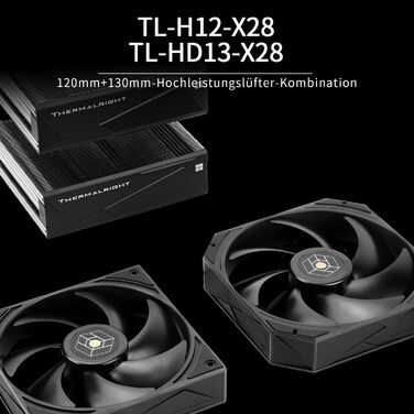 Охолоджувач процесора Thermalright Royal Pretor 130: 6 heatpipes, сумісний з Intel LGA115X/1200/2011/1700/1851 та AM4/AM5