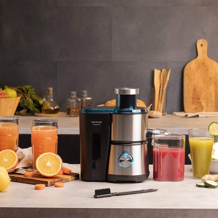 Блендер Cecotec Juice&Fresh 400 Titan White: потужний, з титановим покриттям, 20000 об/хв