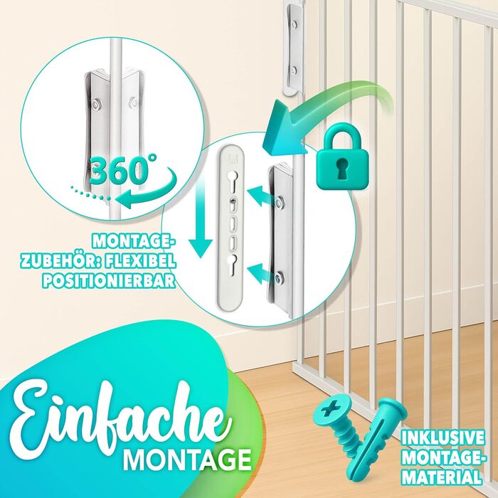 Сітка захисту від каміну KIDUKU® з дверцятами, металева | Розділова сітка для каміну, складна | Конфігураційна сітка, 10 елементів (180 см, сіра)