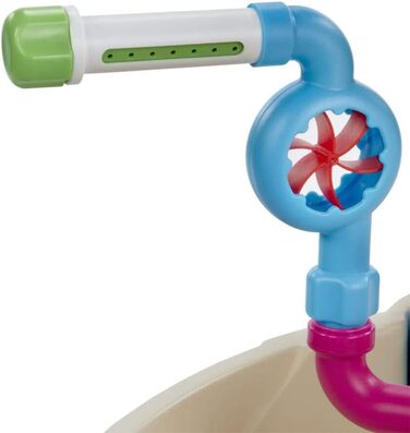 Little Tikes Fountain Factory Water Table, Garden Toy, Safe and Portable Kids' Table, Sensory Toy for Outdoors; Encourages Imaginative Play, Ages 24 Months+