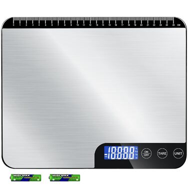 Кухонні ваги цифрові, 10 кг з LCD дисплеєм та функцією тарування, для випічки, приготування їжі та зважування ювелірних виробів, з точністю 1 г (K28H)