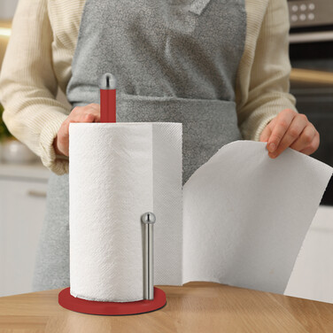 Relaxdays Kitchen Towel Holder with Roll Stop