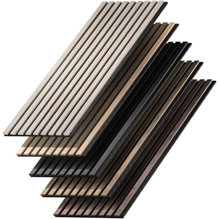 Акустичні настінні панелі Vicco для покращення звукоізоляції приміщення, коричневі, 8 шт.