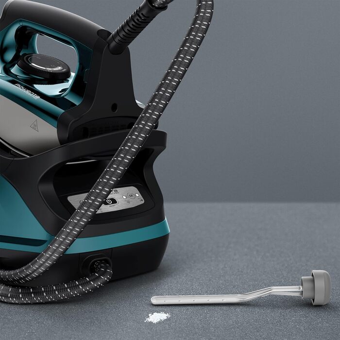 Станція парогенератора Rowenta Compact Steam Pro DG7621: 6,2 Bar, 310 г/хв, 1,1 л, компактний дизайн, блакитно-чорний