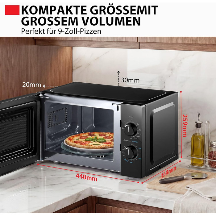 Вбудована мікрохвильова піч Toshiba MW3-AG25PFI(BK) з грилем, 25л, інверторна, 900Вт, чорна