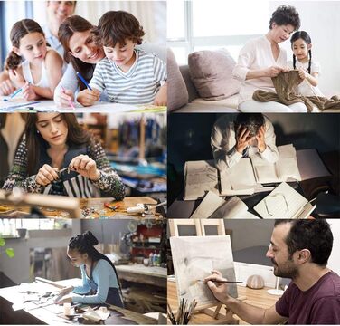 LED лампа для читання з кліпсою, диммер, 3 режими, 10 рівнів яскравості, срібляста, 8W