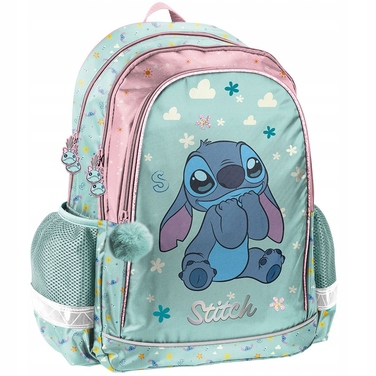 Шкільний рюкзак Paso Lilo & Stitch багатосекційний, синій, 22 л
