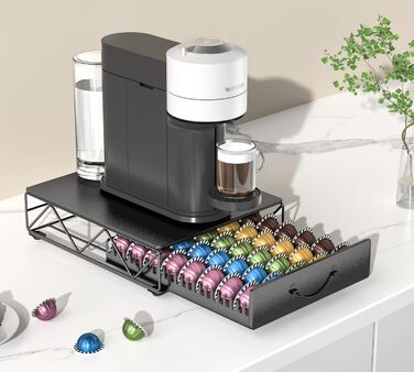 Тримач для капсул кави Nespresso Vertuo та Dolce Gusto на 50 капсул, металевий, для Nespresso машина (Vertuo 40)