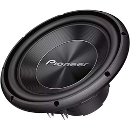 Сабвуфер Pioneer TS-A300S4 30 см 1500 Вт, 4 Ом, чорний, для корпусного монтажу, динамік із IMPP мембраною, потужний бас, автоакустика