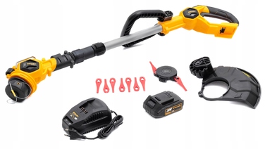 Набір акумуляторного тримера для стрижки волосся Riwall RALT 2320 (20V, АКБ 2Ah, зарядний пристрій)