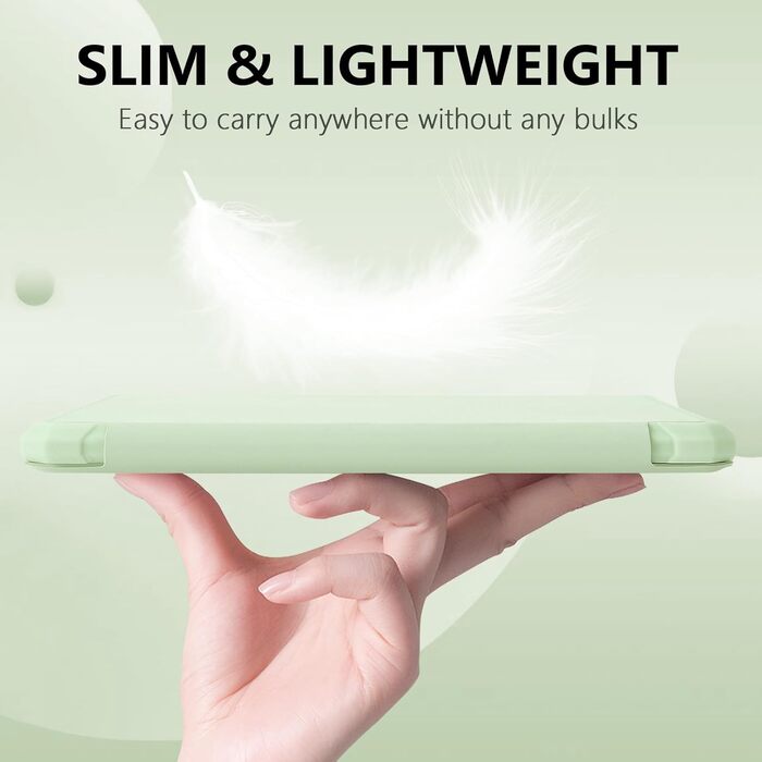 Чохол для Kindle (11-го покоління) 2024/2022, автоматичний сон/пробудження, м'ятний колір (не підходить для Paperwhite/Oasis)