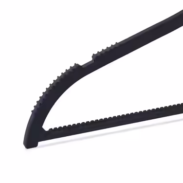 Relaxdays Clothes Hangers, Set of 10, made of Wheat Straw