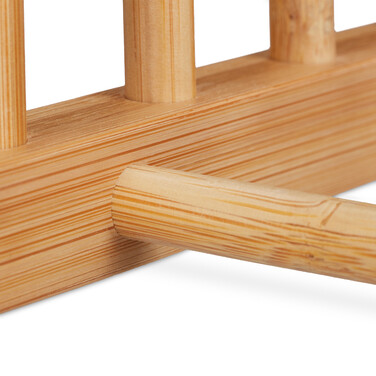 Relaxdays Bamboo Dish Drainer