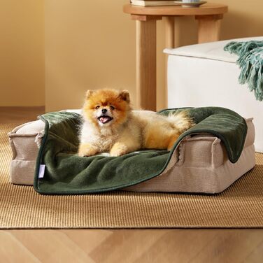 Водонепроникний плед для собак великих порід Lesure, 100x120 см, Outdoor, з Sherpa Fleece, для дому та на вулицю, можна прати, також підходить для котів