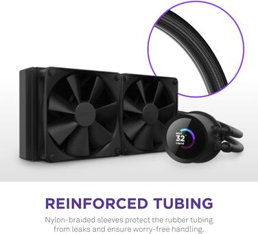 NZXT Kraken 240 – Рідинне охолодження CPU з LCD-дисплеєм – Білий (2023)