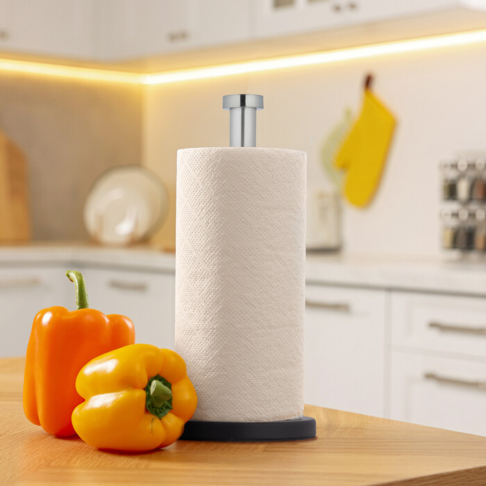 Relaxdays Standing Kitchen Roll Holder