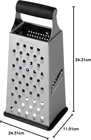 Шкребок Stanley Rogers з квадратним лезом та антиковзким дном – високоякісна нержавіюча сталь, м'який на дотик грифель, придатний для миття в посудомийній машині