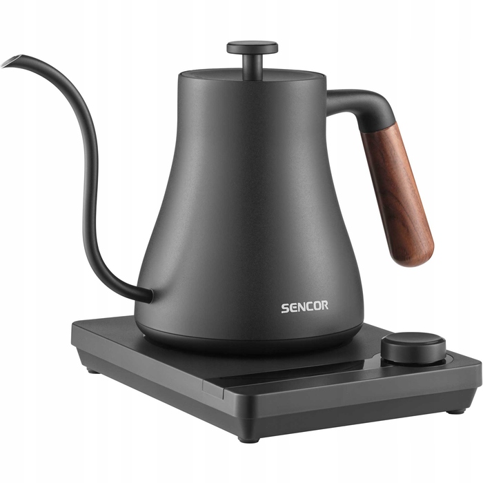 Електричний чайник Sencor SWK 2828BK, 0,6 л, 1000 Вт, чорний, елегантний