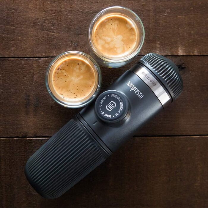WACACO Nanopresso Barista Kit, accessories for the portable espresso machine Nanopresso. Double espresso, lungo